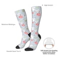 thumbnail image 4 of Rocae Bunny cartoon with easter for Novelty Casual compression Socks For Women Men Contrast Color Stockings, 4 of 6
