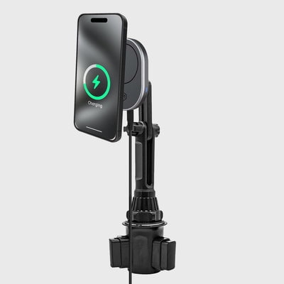 Mighty Mount MagSafe Wireless Charging Cup Holder Phone Mount (Version 2.0)