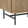 thumbnail image 5 of CorLiving Hikari Engineered Wood Tall Sideboard Buffet in Light Brown, 5 of 10