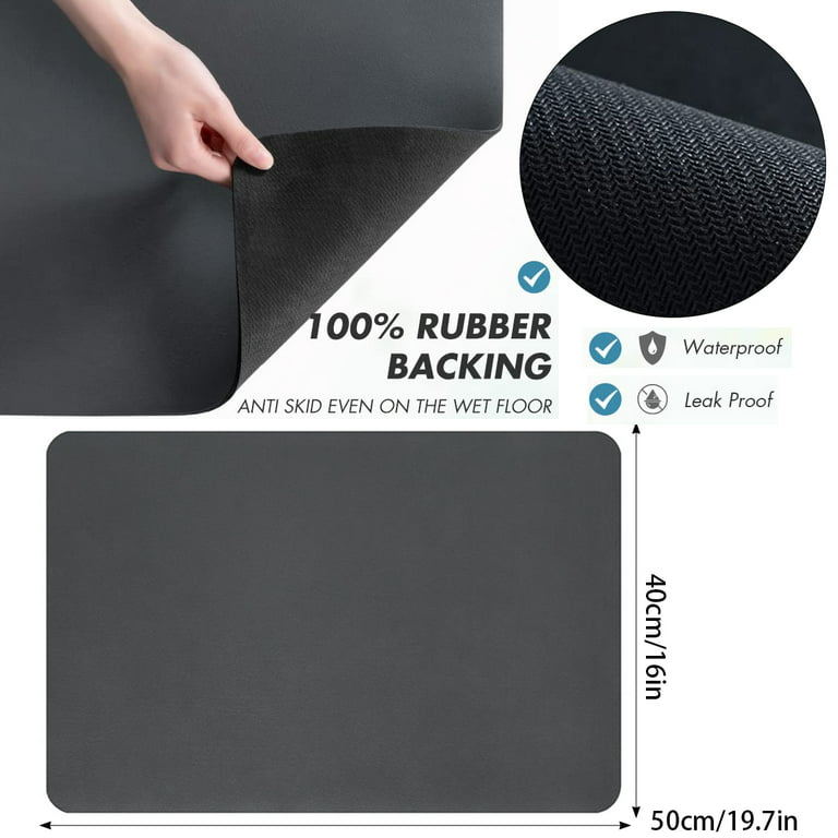 Coffee Mat Hide Stain Rubber ,Coffee Maker Mat for Countertops