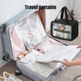 thumbnail image 6 of ShengapQ Large Capacity Transparent Cosmetic Storage Bag, Travel Makeup Organizer, Toiletry Bag for Men and Women, Multifunctional Makeup and Storage Bag, Portable Cosmetic Organizer, Zipper Closure, 6 of 6