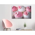 thumbnail image 2 of wall26 Canvas Prints Wall Art - Beautiful Pink Wedding Cupcakes | Modern Wall Decor/Home Art Stretched Gallery Wraps Giclee Print &amp; Wood Framed. Ready to Hang - 24" x 36", 2 of 6
