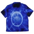 thumbnail image 4 of Dragon Ball Z T-Shirt Men's Power Up Goku Button Up Short Sleeve Top, 4 of 5