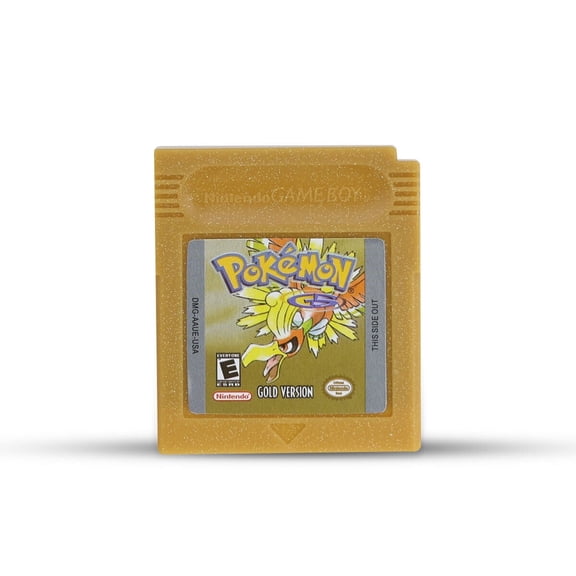 Classic handheld game GBC series gold version video game