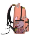 thumbnail image 3 of Fotbe Flamingo Riding a Bicycle Pattern Casual Backpack for School, Travel, and Outdoor Activities - Durable, Lightweight, and Comfortable, 3 of 5