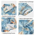 BZSMCE Short-Sleeve Button-Down Shirt Summer Sailboat Palm Sea Wave ...