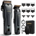 thumbnail image 1 of SUPRENT Cortapelos para hombres profesionales, cortapelos inalámbricos recargables USB-C para corte de pelo, cortapelos para hombre y kit de recortadora para peluquero con pantalla LED para peluqueros, 1 of 5