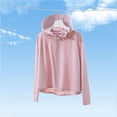 thumbnail image 4 of HAOTAGS Athletic Jackets for Girls,UPF 50+ Full Front Zip Long Sleeve Breathable Sun Protection Jacket Purple 12-13 T, 4 of 7