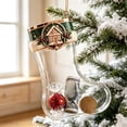 thumbnail image 7 of LEFXSMR Transparent Christmas Stockings, 3.93" Embossed Hanging Christmas Stocking, Stockings Christmas Decorations for Party Supplies Kids Gifts, 7 of 7