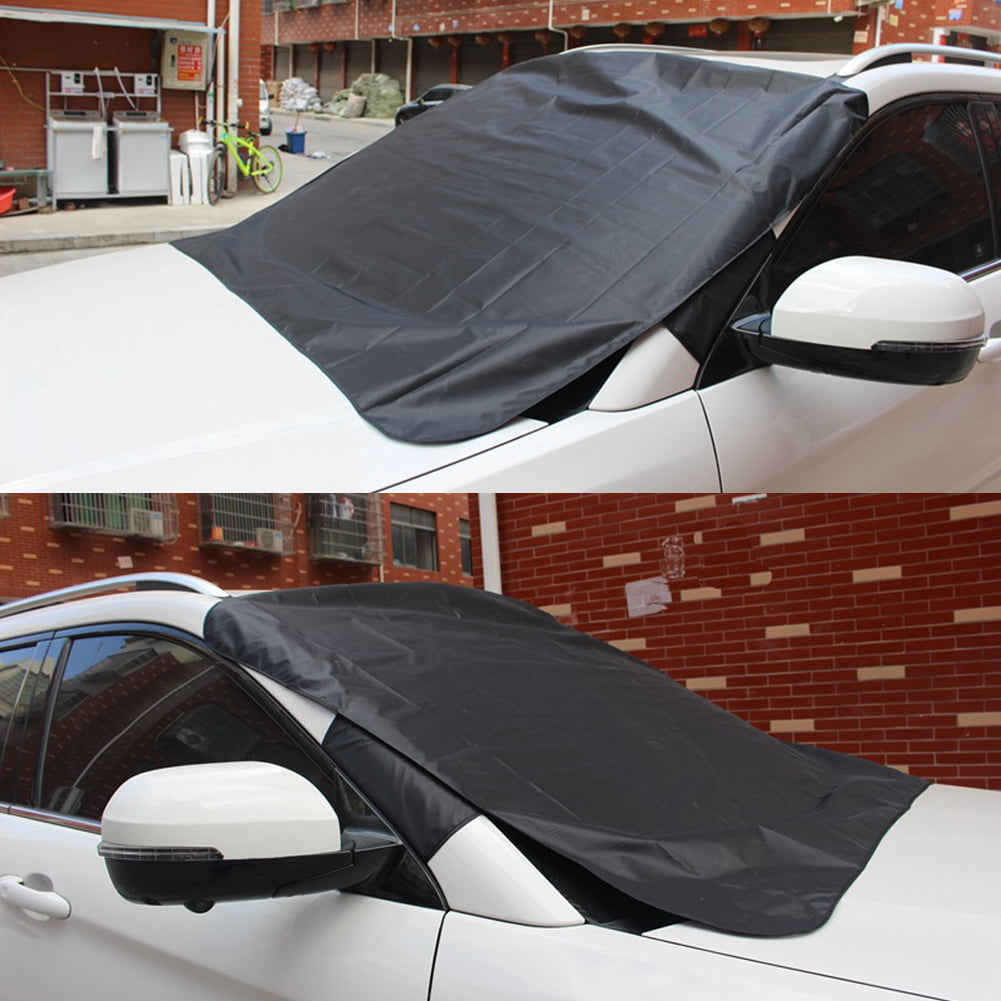 AODOOR Car Windshield Snow Cover for All Seasons Windshield Protector against Snow Ice Frost Sun Dust Water 183cmx116cm