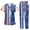 01-Blue, variant on 250th Anniversary USA Scrubs Set for Women, 4th of July V-Neck Short Sleeve Top & Pants, Soft Breathable Medical Uniform with Pockets for Nurses & Caregivers 01-Dark Blue XL