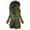 Army Green, variant on JURANMO Womens Mid-length Winter Coat Slim Quiled Down Jacket Soft Comfy Fleece Lined Warm Hooded Outwear Deals of the Day Yellow XXL