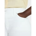 thumbnail image 4 of Terra & Sky Women's Plus High Rise A Line Denim Shorts, 5" Inseam, Sizes 16W-26W, 4 of 5