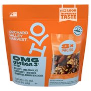 Orchard Valley Harvest OMG Omega-3 Trail Mix Snack Packs, 8 ct (Package May Vary)