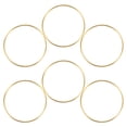 thumbnail image 1 of 6 piezas de marco de metal para atrapasueños, forma circular, para manualidades, 1 of 7