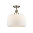 thumbnail image 4 of Innovations Lighting 447-1C-13-12-L Bell Semi-Flush Bell 12" Wide Semi-Flush Ceiling, 4 of 5