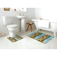 thumbnail image 4 of Yiaed Different Construction Site Vehicles Print Bathroom Mat Set 2 Pieces Mat Anti-Skid Pad Ultra Soft and Absorbent Bathroom Bath Mat Contour Bath Rugs for Toilet Base, 4 of 6