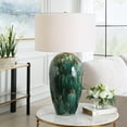 thumbnail image 2 of Uttermost Ceralene Green Table Lamp, 2 of 6