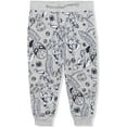 thumbnail image 2 of Marvel Spiderman 2 Pack Jogger Pants Set for Boys, Drawstring Waist Sweatpants, Size 5 Navy, 2 of 5