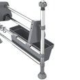 thumbnail image 5 of vidaXL Adjustable Kitchen Organiser Aluminium, 5 of 5