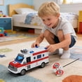 thumbnail image 5 of BESTSKY Remote Control Ambulance Toy Car with Lights for Boys and Girls (Ages 3-6), 5 of 6