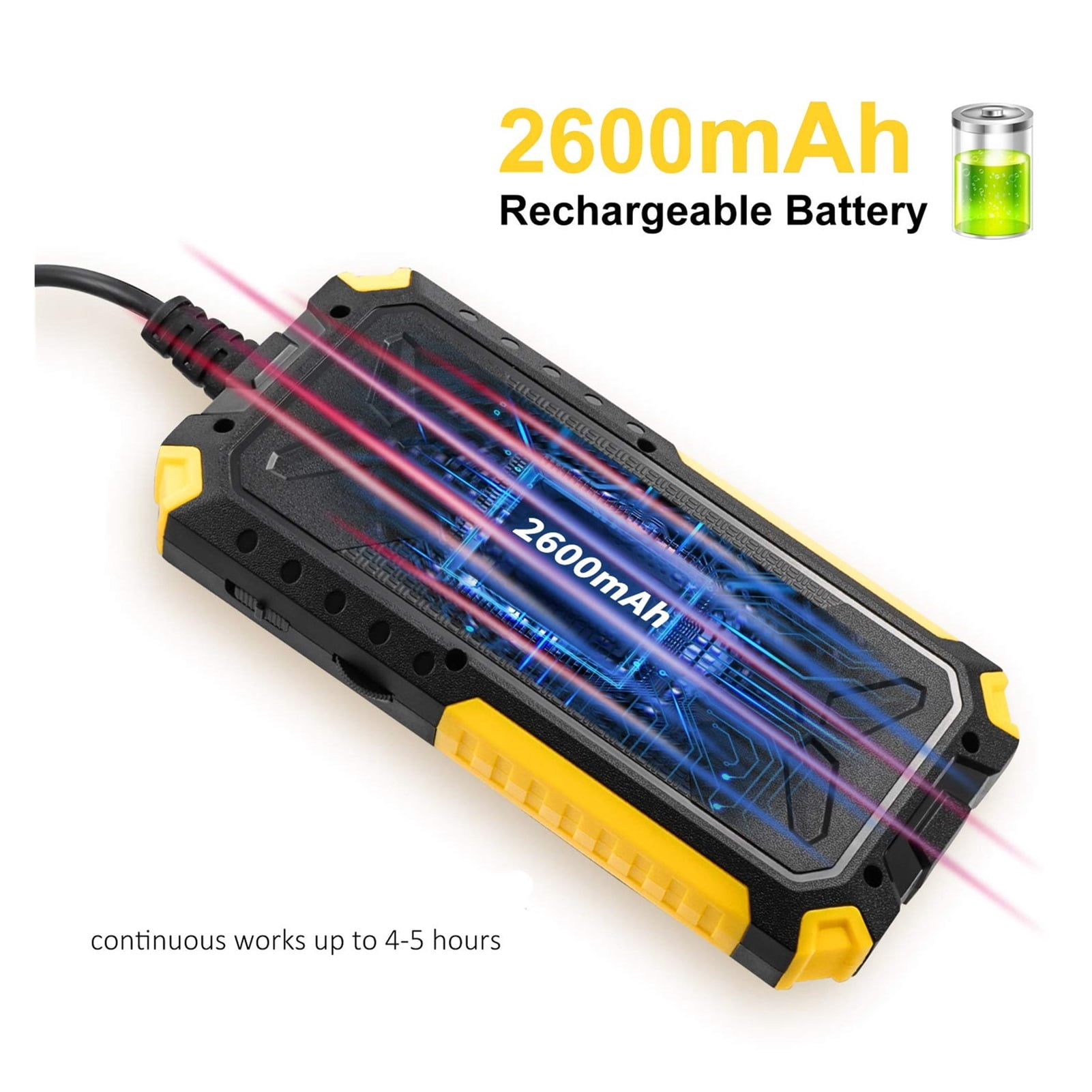 P50 Dual Lens Endoscope Camera 1080P HD 4.5 "IPS Screen 9 LED Lights IP68 Waterproof Snake Camera Sewer Plumbing Tools ,Various Applicable