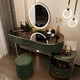 thumbnail image 3 of Light Luxury Dressing Table Storage Cabinet Integrated Bedroom Modern Minimalist New Small Apartment Schminktisch Furniture My Lux Decor Round, 3 of 27
