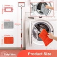 thumbnail image 6 of TidyBliss Baseboard Cleaner Tool, Wall Mop with 55.9" Long Handle (Red), 6 of 9