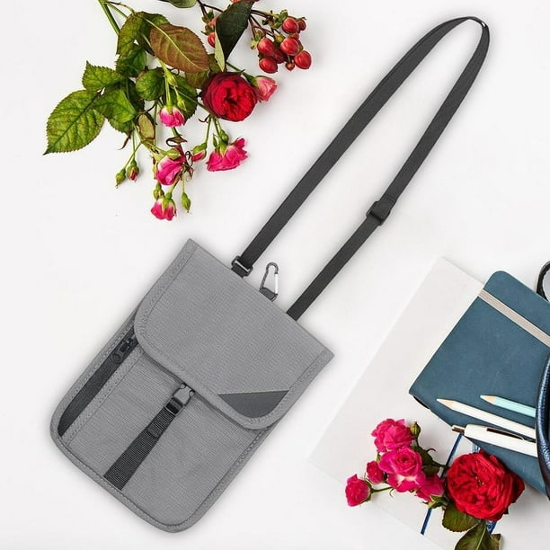 Monedero De Viaje Con Bloqueo Para El Cuello, Cartera, Bolso De