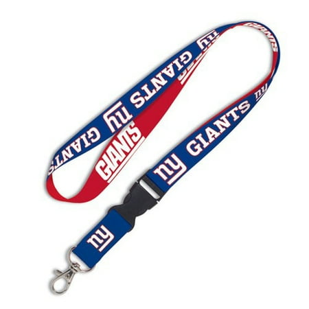 New York Giants Key - New York Giants Breakaway Lanyard - Royal Blue/Red - No Size