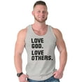 thumbnail image 3 of Love God and Others Christian Quote Tank Top T Shirts Men Women Brisco Brands M, 3 of 6