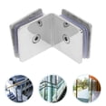 thumbnail image 2 of Shisuyan Glass Clamp 90 Degree Railing Glass To Glass Clamp For Balustrade Pool Fence, 2 of 8