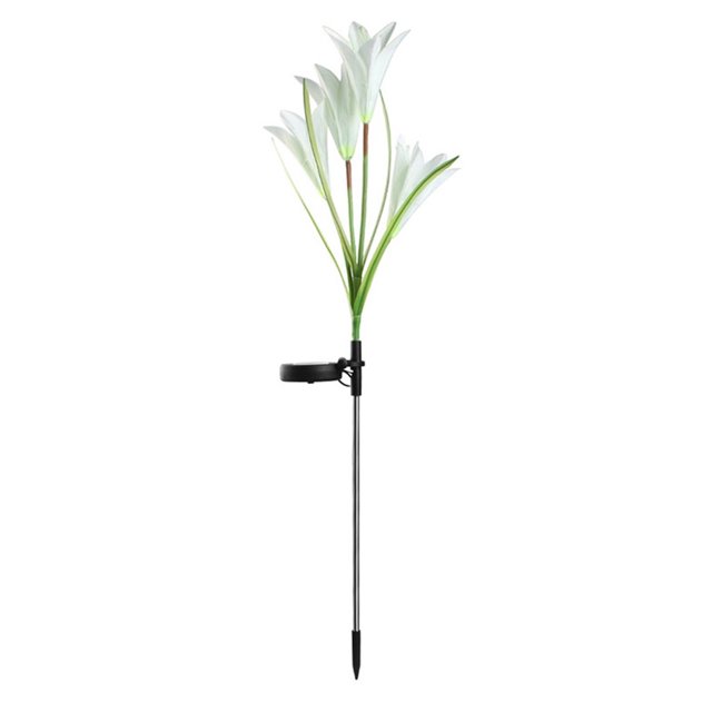 Xihbxyly Luces Led para Jardín con Cambio de Color, Energía Solar, Impermeables Ip65, 7 Colores Vibrantes, Perfectas para Patio, Balcón y Decoración Exterior, 76 X 20 X 10 Cm, Sin Factura de Electric