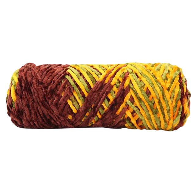 Fiogavroetic Chenille Winter Crochet Scarf Line Soft Hook Line knitting Yarn Braideds Yarn