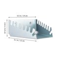 thumbnail image 2 of unbranded Soporte Metálico Plateado Para Llaves Ideal Para Fábricas Y De Trabajo, 2 of 7