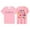 00#-Pink690, variant on T Shirt for Boys Letter Graphic Short Sleeve T-Shirt Tee Top Crew Neck Tshirt,White