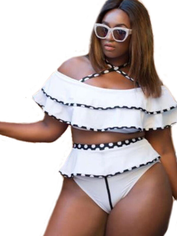 plus size high waisted bikini uk