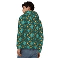 thumbnail image 4 of Naloa Pineapple And Cactus Men’s Hoodies, Zip up Hoodie, Sweatshirts,Hoodies for Men Sizes S-3XL-Small, 4 of 5