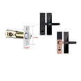 thumbnail image 2 of Door Lock, Security Biometric Fingerprint Smart Door Handle Tuya Electronic Intelligente Card Key Wood Door Lock for Home ,Easy to Install, 2 of 7