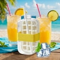thumbnail image 1 of Fiudx Vaso de Hielo, Vaso con Mecanismo de Prensado de Enfriamiento Rápido, Botella Portátil con Pajita, Hielera Eficiente, Ideal para Fiestas Al Aire Libre, Ideal para Viajeros, Diseño Ligero, 1 of 6