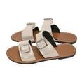 thumbnail image 2 of Xunlbb Clearance, Women Wear Belt Buckle Beach Flip-flops In Summer, 2 of 9