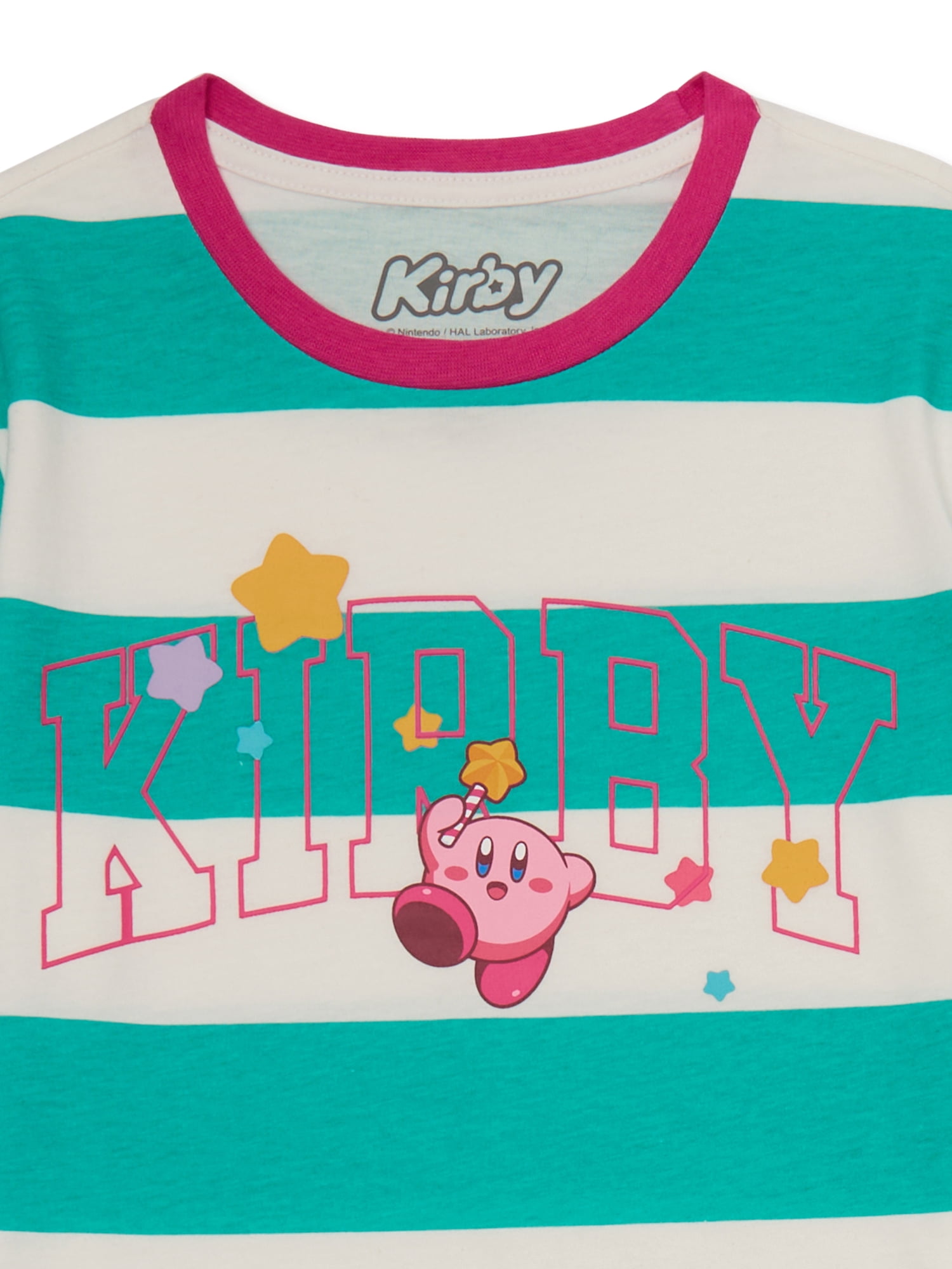 Licensed Kirby Boys Fashion Tee 2-Pack, Sizes XS-2XL