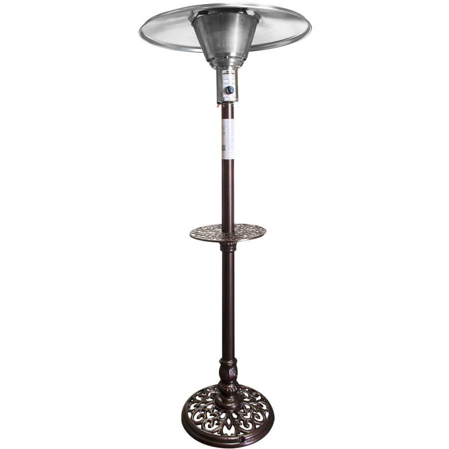 Hiland Bronze Cast Aluminum Natural Gas Patio Heater