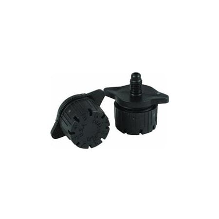 Black Bubbler - Full Circle Stream Spray Bubbler in Black Set of Ten - R158CT