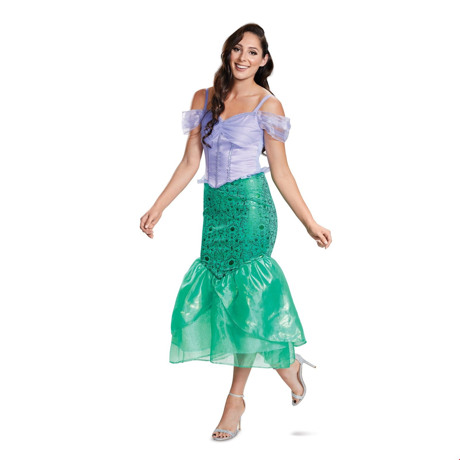 Ladies MERMAID BEAUTY Fancy Dress Costume Ariel Sea Princess Fairytale Womens
