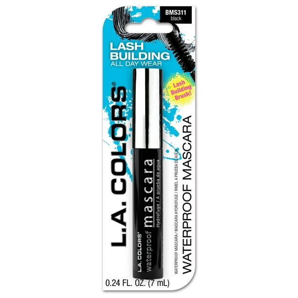 L.A. COLORS Lash Building Mascara Waterproof, 0.24 fl oz