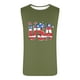 thumbnail image 4 of Camiseta sin mangas de cuello redondo para hombre, ropa de ocio, fitness, para el hogar, pijamas, camiseta con estampado de moda a color, blusa deportiva de poliéster para hombre, 4 of 5