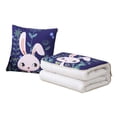 thumbnail image 1 of Sofa Pillow Covers 2 In 1 Convertible Pillow Quilt Multifunctional Polyester 40X40 Cm for Car Home Office, 1 of 7
