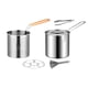 thumbnail image 1 of Sartén honda con asa, utensilios de cocina, cesta para pasta, cesta para freír para restaurante Con cepillo, 1 of 9