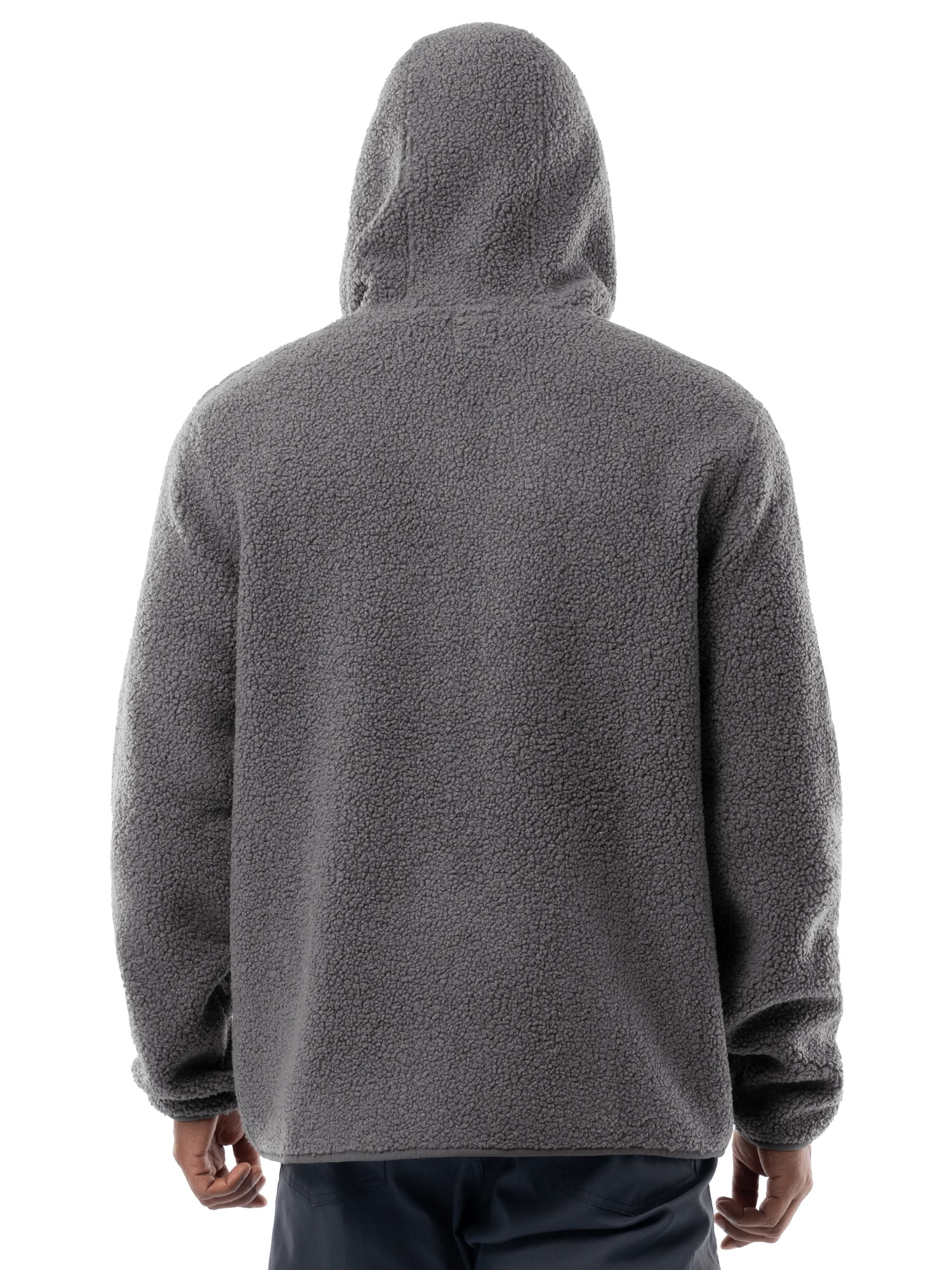 Wrangler Outdoor Men's & Big Men's Full Zip Burly Utility Backpacking Sweater Hoodie, Size S-2XL